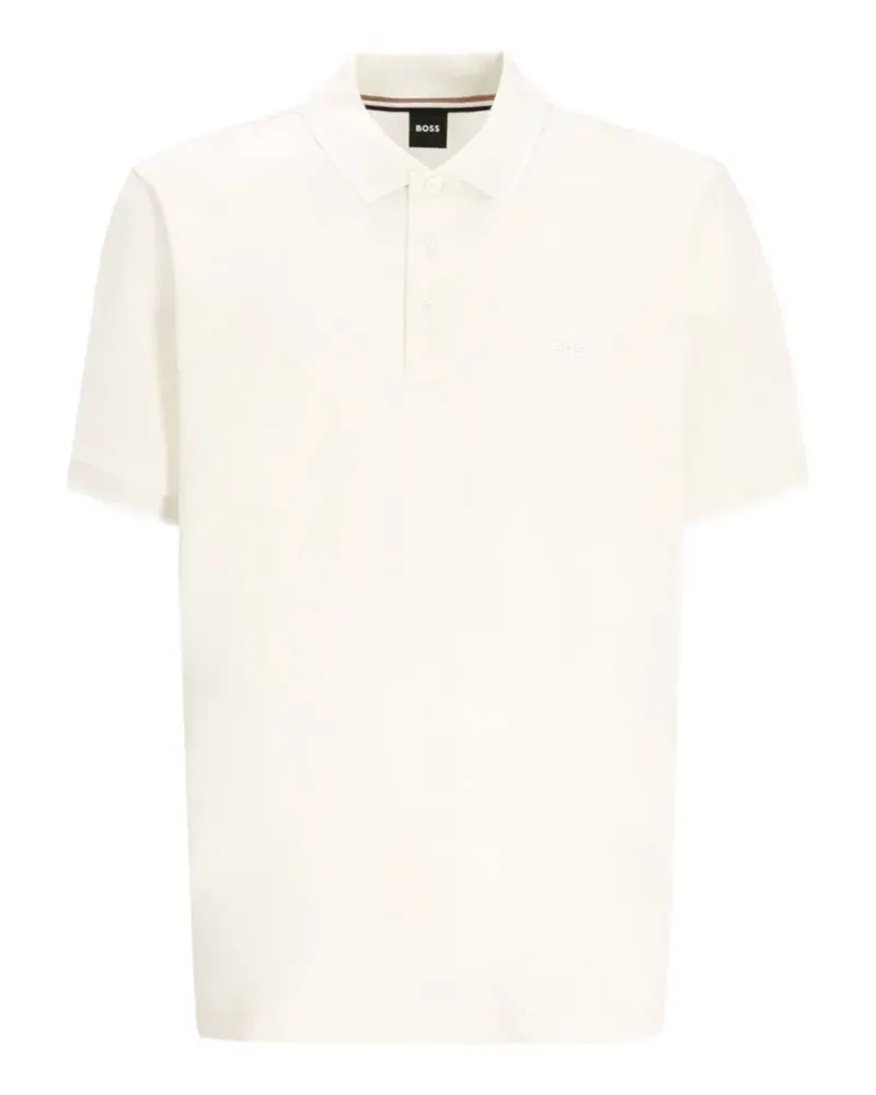 HUGO BOSS Poloshirt mit Logo-Stickerei - Nude Nude