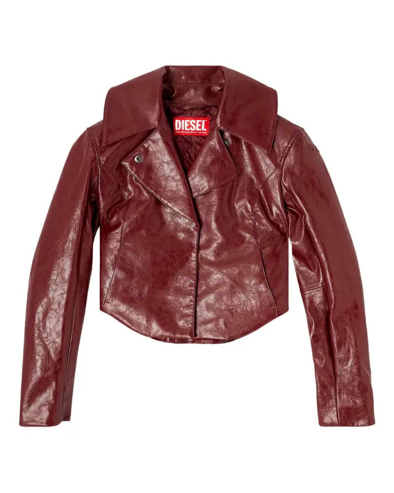 Diesel G-Ameck logo-embossed jacket - Braun Braun
