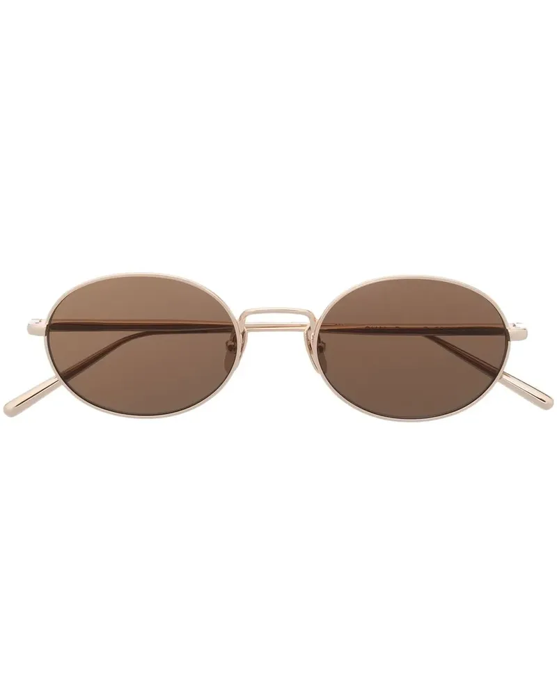 CHIMI Sonnenbrille mit ovalem Gestell - Gold Gold