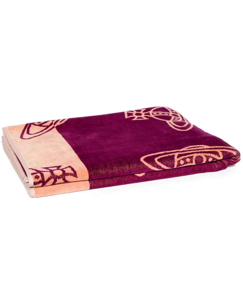 Vivienne Westwood Strandtuch aus Baumwolle - Violett Violett