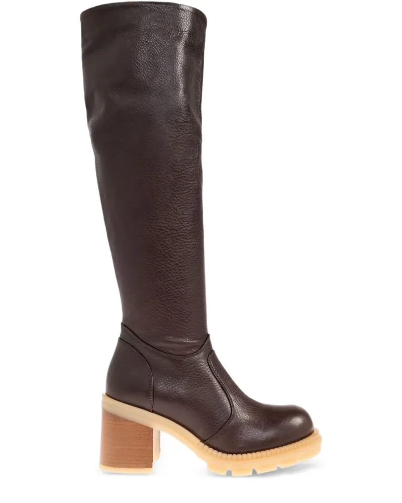 Attilio Giusti Leombruni Stiefel 85mm - Braun Braun