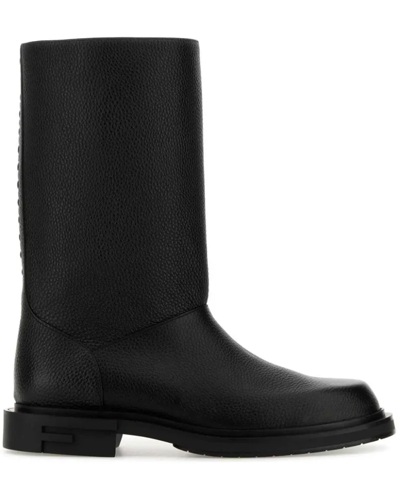Fendi Kniehohe Stiefel - Schwarz Schwarz