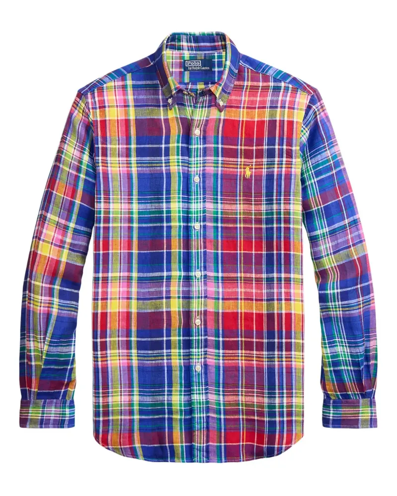 Ralph Lauren Kariertes Hemd - Blau Blau