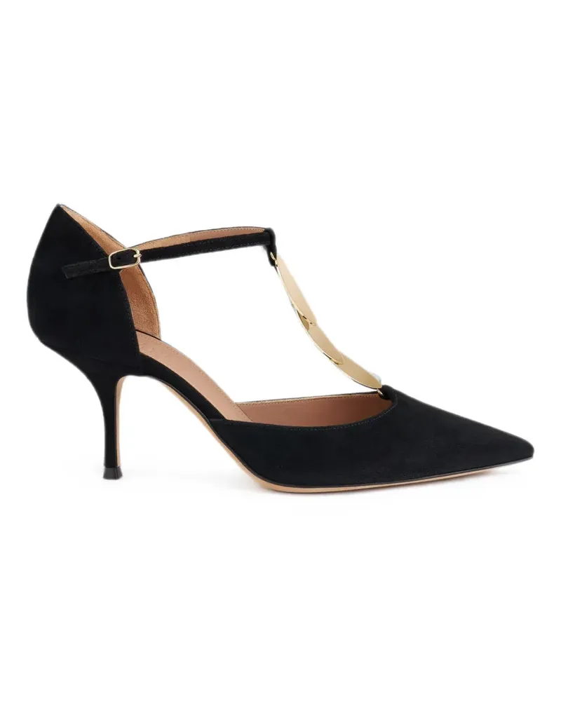 Malone Souliers Kali Pumps aus Wildleder - Schwarz Schwarz