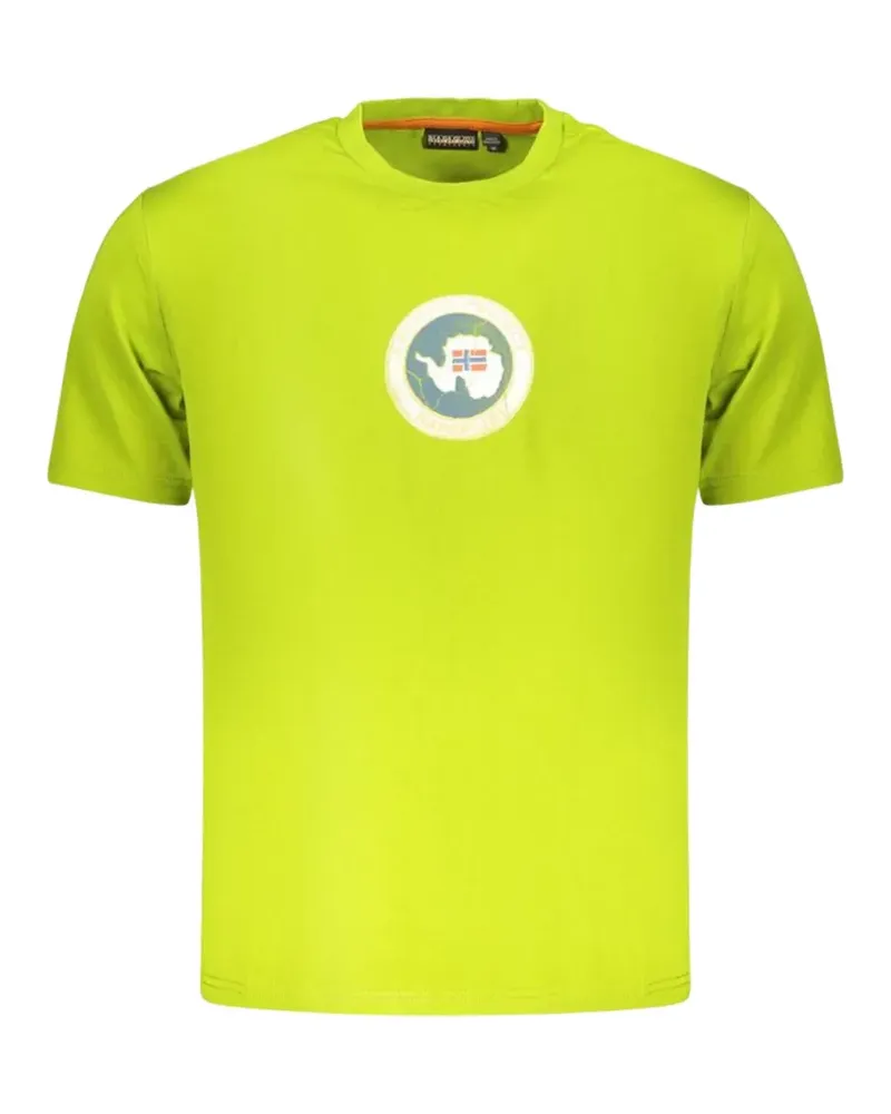 Napapijri T-Shirt mit Logo-Print - Grün Grün