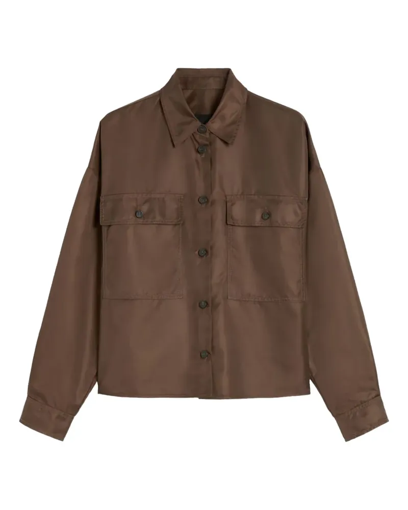 Max Mara Cropped-Hemd - Braun Braun