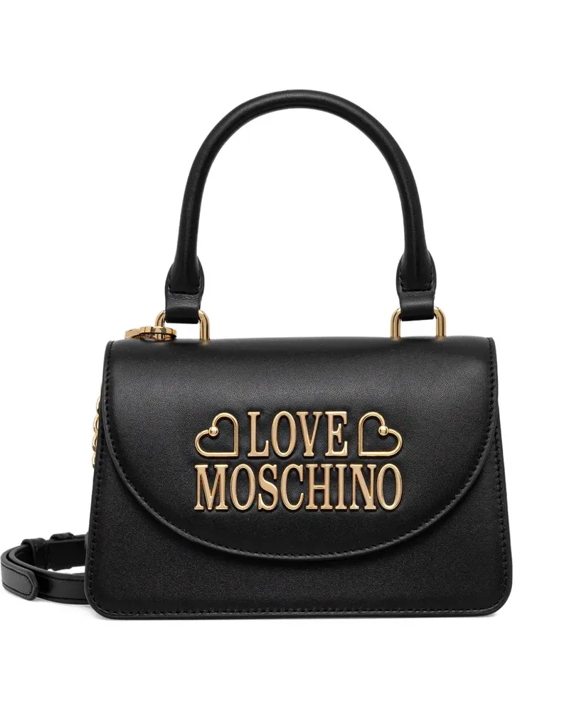 Moschino logo-detail tote bag - Schwarz Schwarz