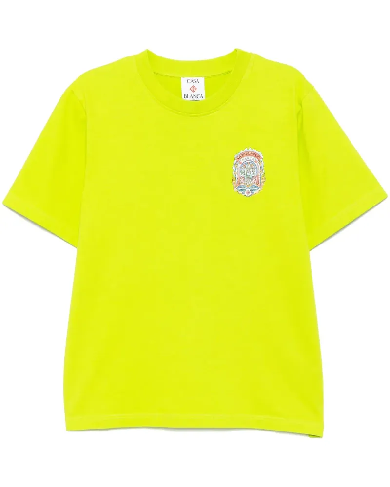 Casablanca Paris Casa Way Skate T-Shirt mit Print - Grün Grün