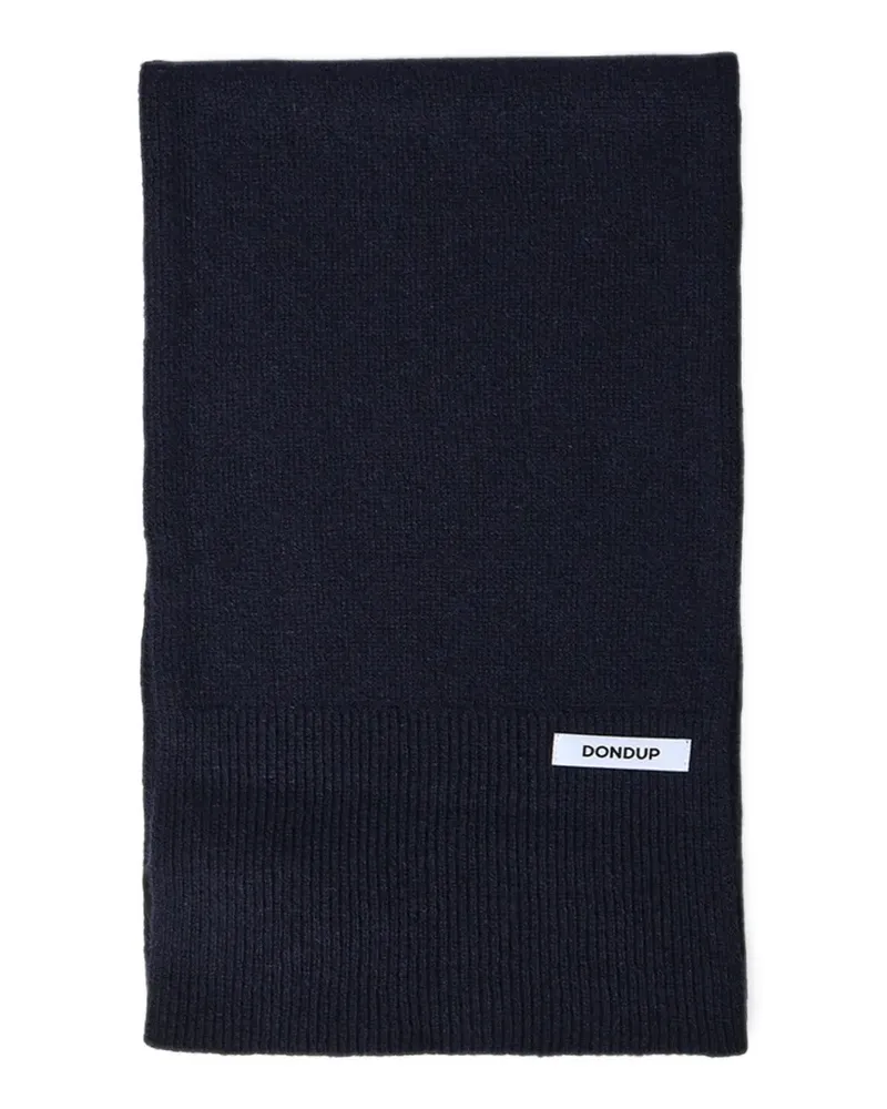 Dondup ribbed-knit scarf - Schwarz Schwarz