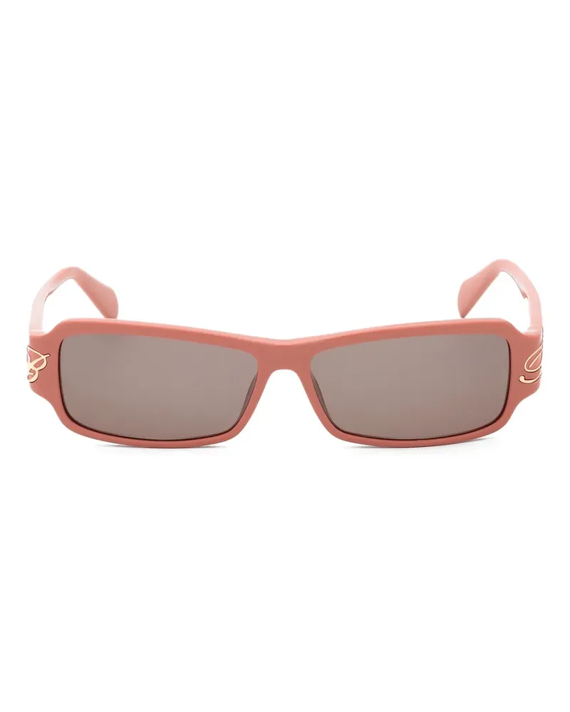 Blumarine Sonnenbrille mit eckigem Gestell - Rosa Rosa