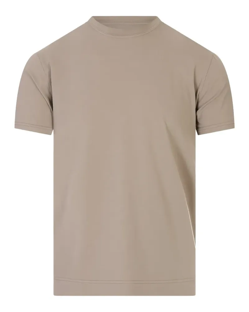 Fedeli T-Shirt mit Rundhalsausschnitt - Nude Nude