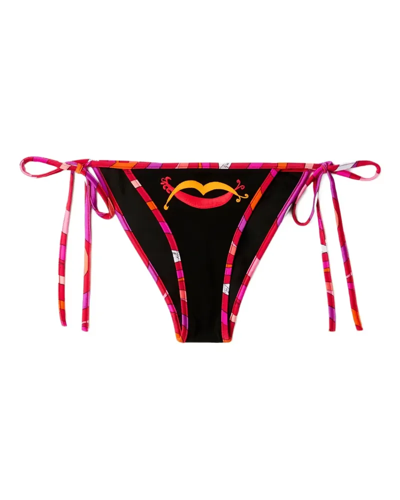 Emilio Pucci Besticktes Bikinihöschen - Schwarz Schwarz