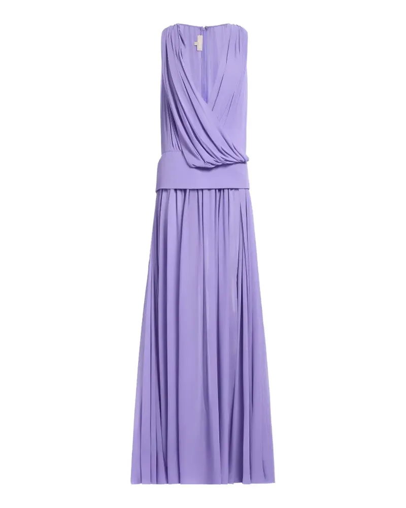 Elie Saab Drapiertes Maxikleid - Violett Violett