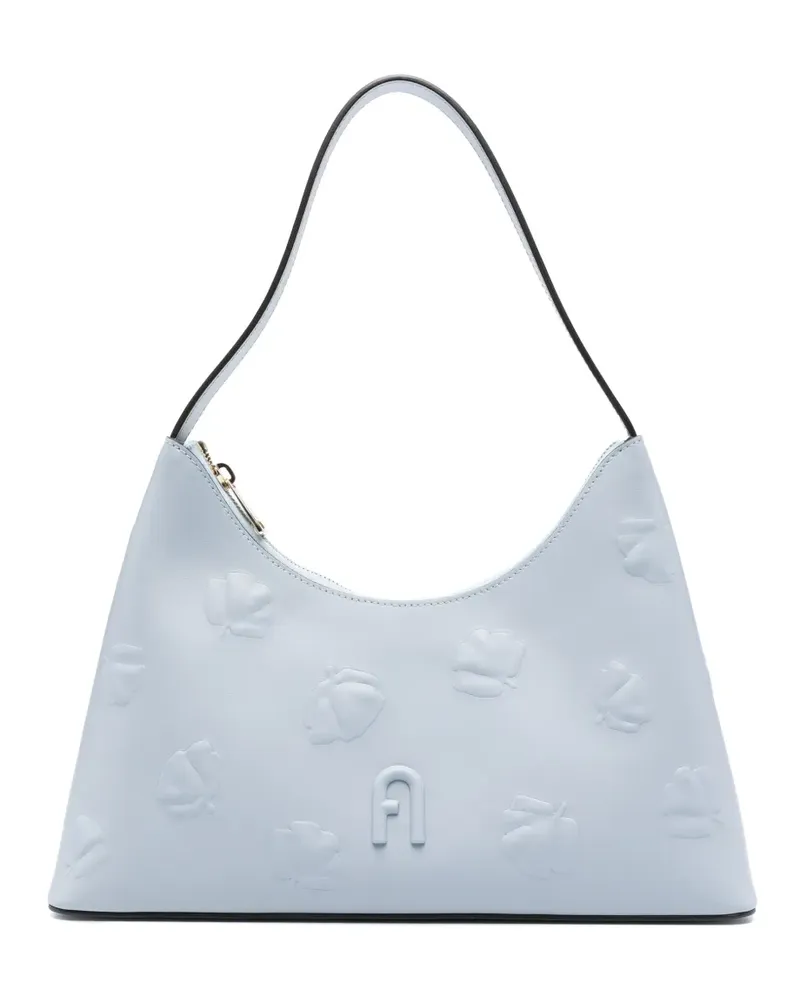 Furla Diamante Schultertasche - Blau Blau