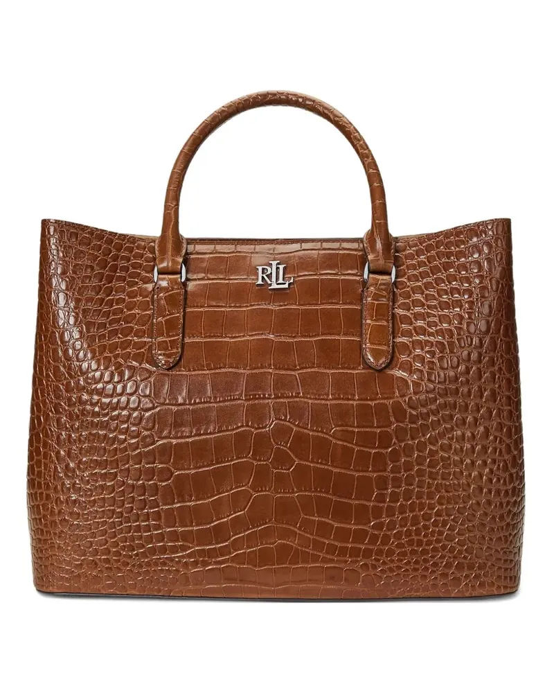 Ralph Lauren Handtasche mit Logo-Prägung - Braun Braun