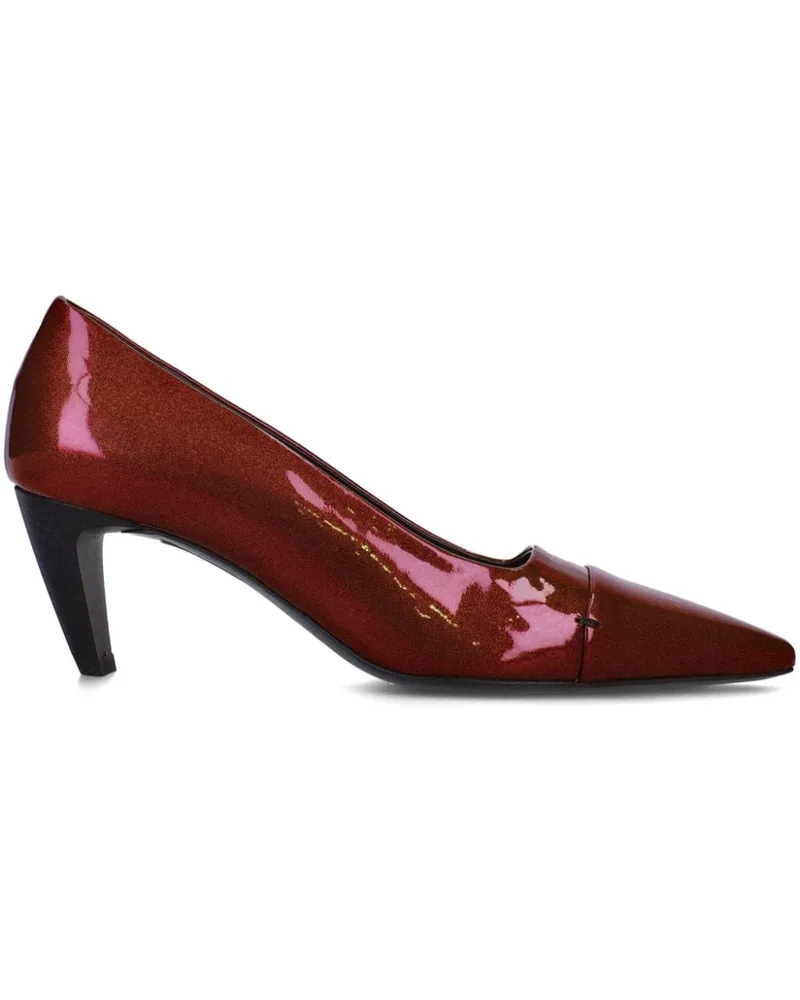 Premiata Pumps aus Lackleder - Rot Rot