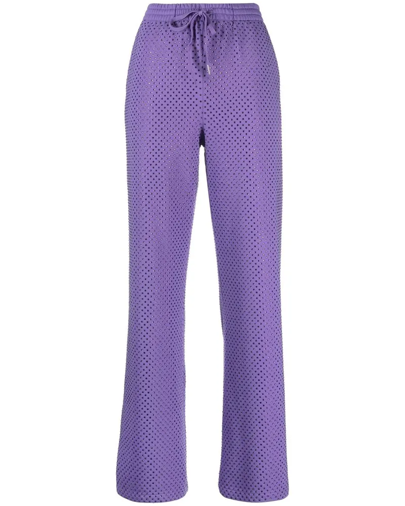 P.A.R.O.S.H. P.A.R.O H. Hose mit Netzeinsatz - Violett Violett