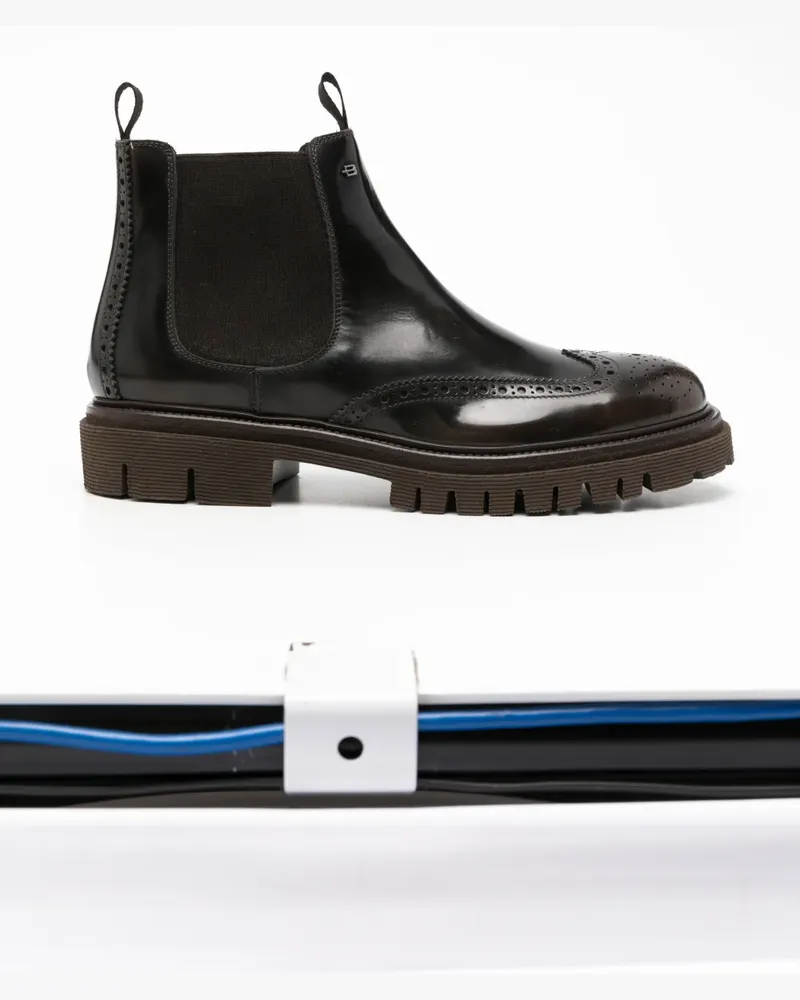 Baldinini brogue-detail Chelsea boots - Braun Braun