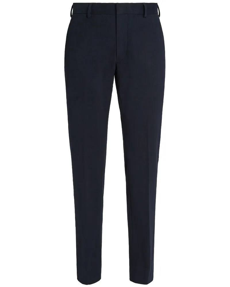 Ermenegildo Zegna Halbhohe Chino - Blau Blau