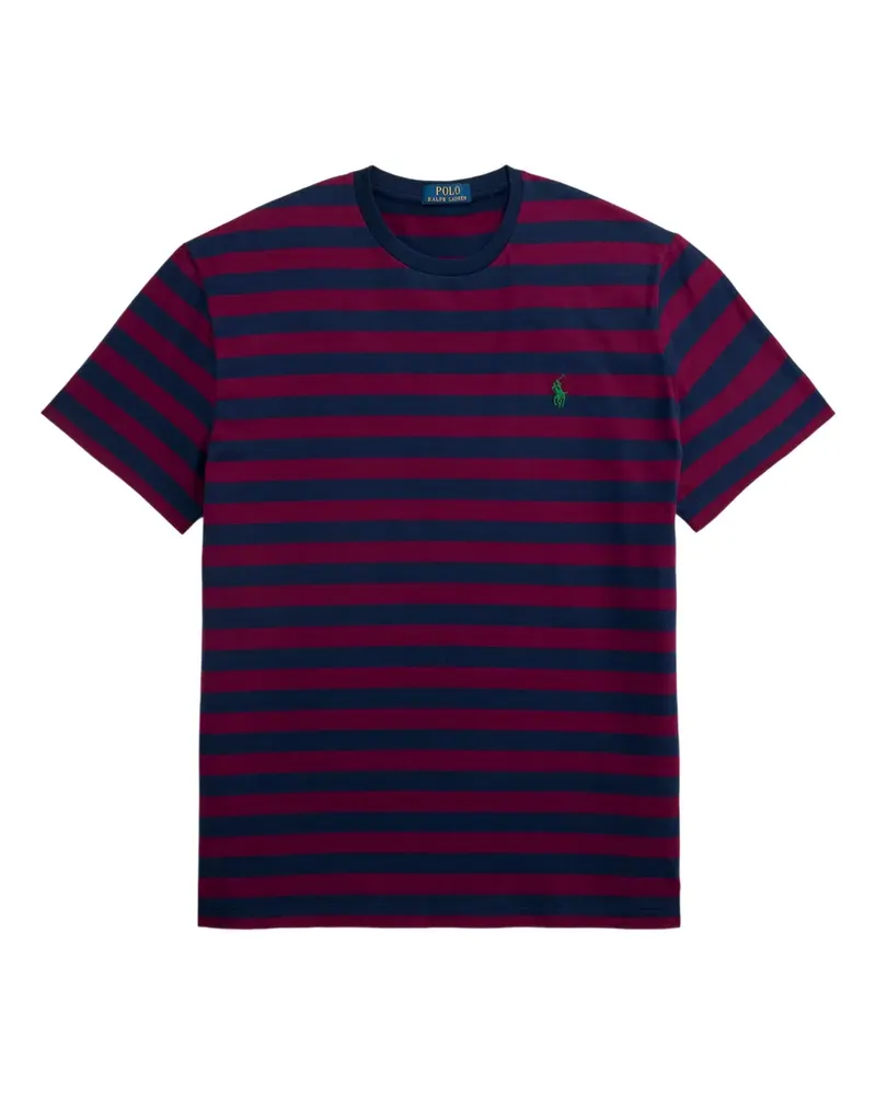 Ralph Lauren Gestreiftes T-Shirt - Rot Rot