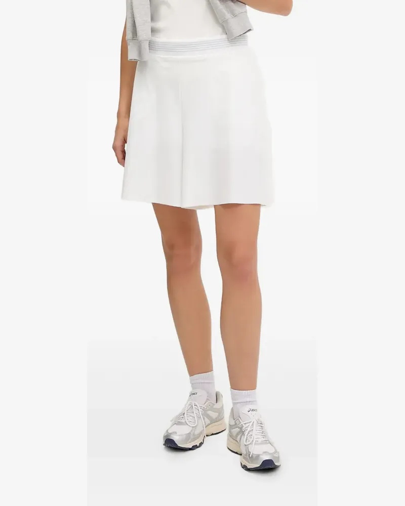 Sportalm Shorts mit elastischem Bund - Weiß Weiß