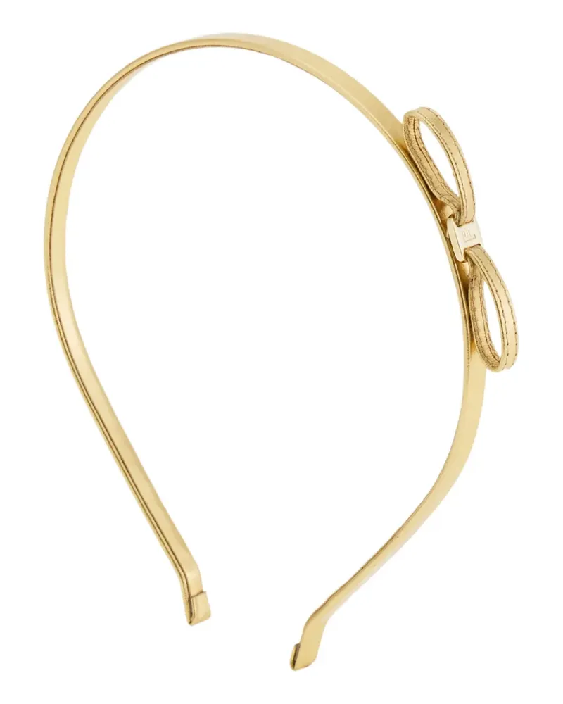 Ferragamo mini-bow headband - Gold Gold