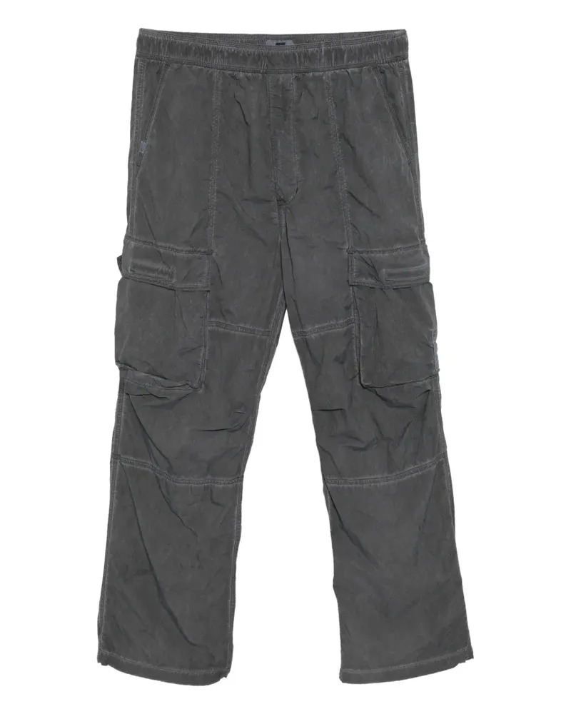 Izzue Hose mit Logo-Stickerei - Grau Grau