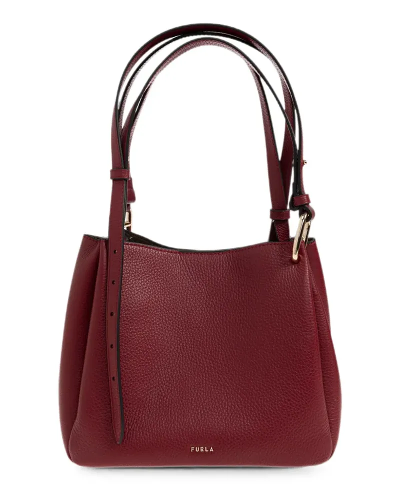 Furla grained leather shoulder bag - Rot Rot