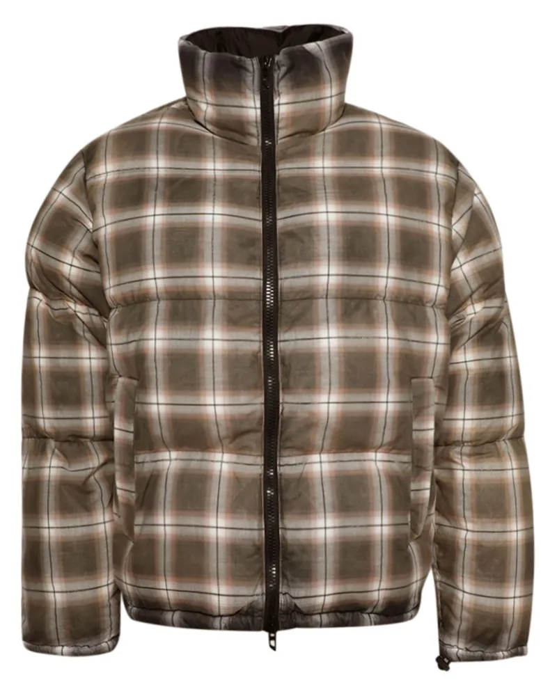 Diesel Jacke mit Karomuster - Braun Braun