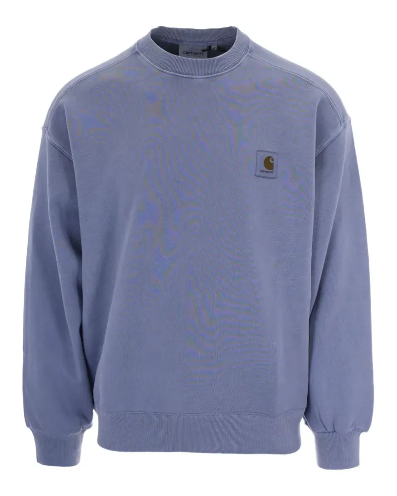 Carhartt WIP Nelson logo-patch sweater - Blau Blau