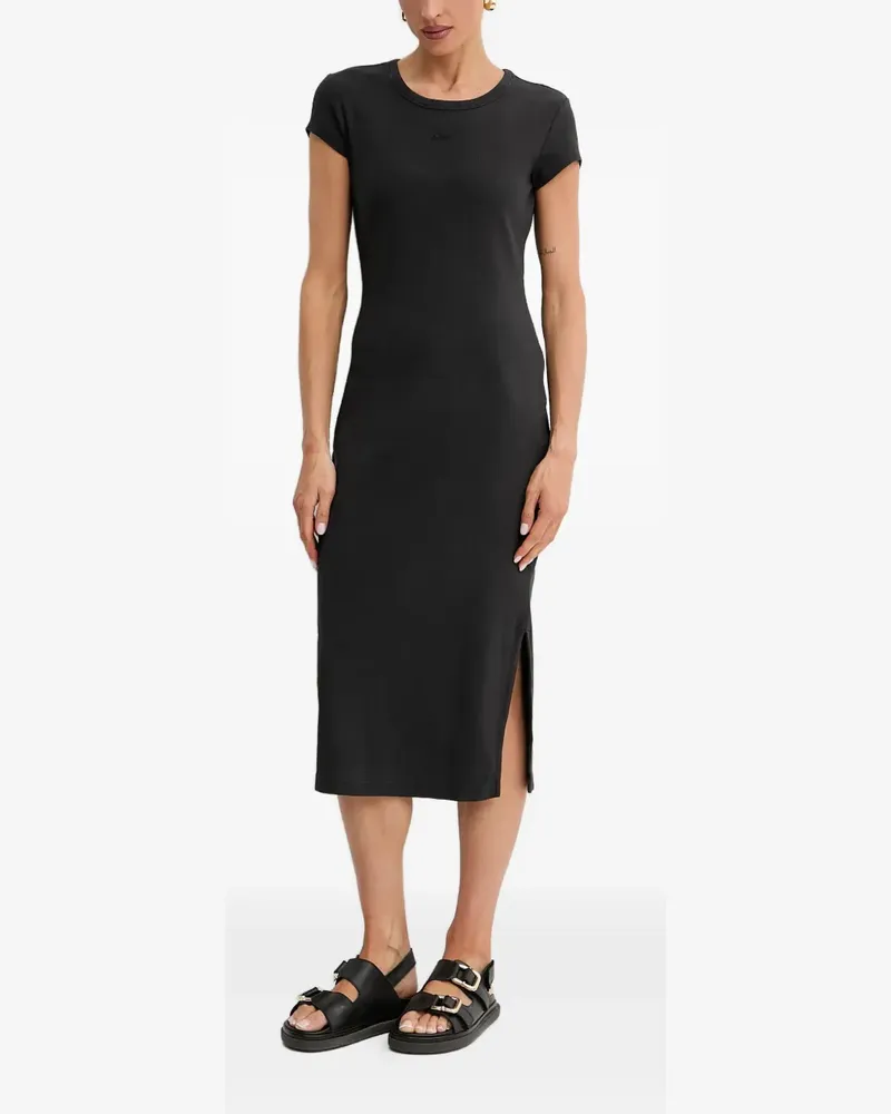 HUGO BOSS Rückenfreies Midikleid - Schwarz Schwarz