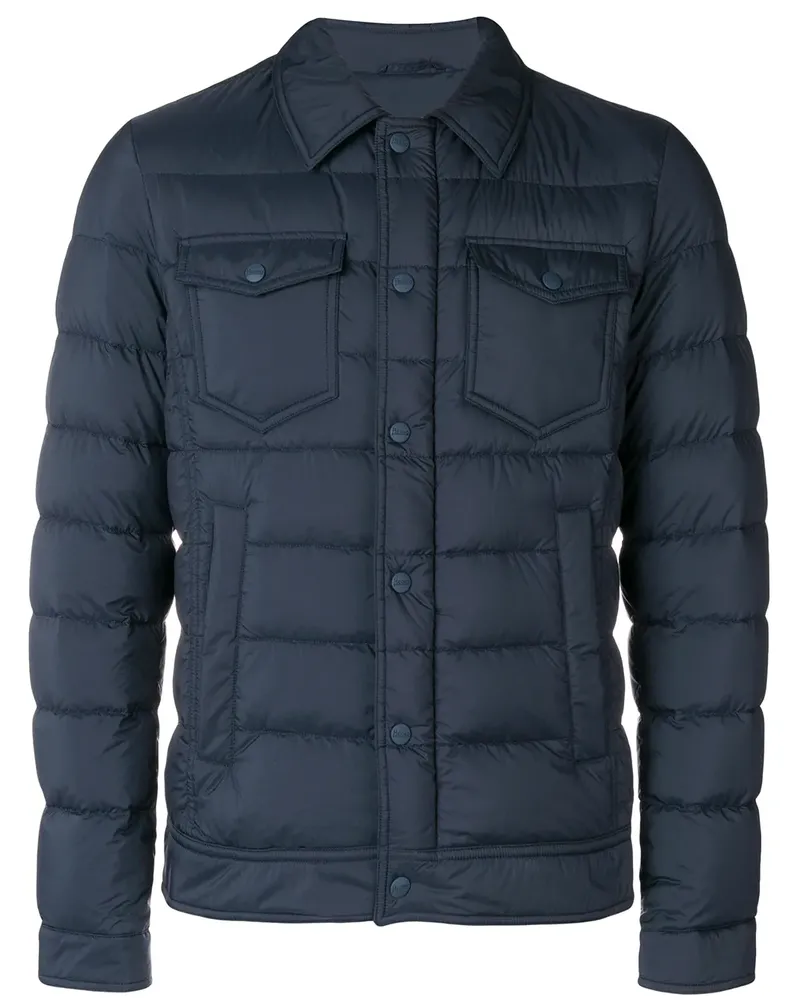 Herno Gesteppte Daunenjacke - Blau Blau