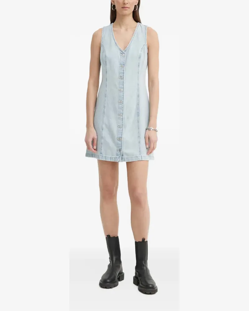 Levi's Kleid mit Knöpfen - Blau Blau