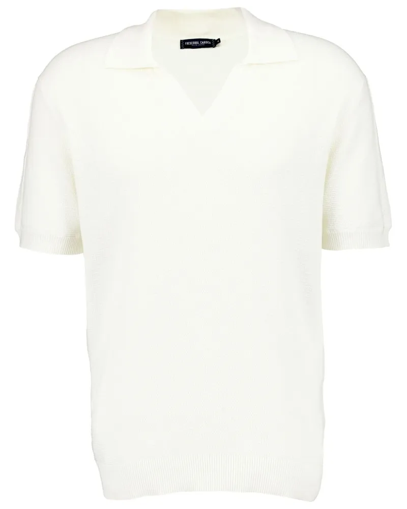 Frescobol Carioca Gestricktes Poloshirt - Nude Nude
