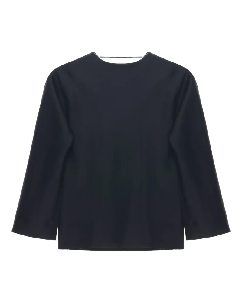 Carven Bluse mit drapierten Rückenträgern - Schwarz Schwarz