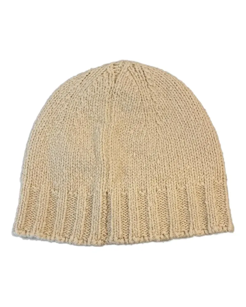 Jil Sander Gerippte Beanie - Nude Nude