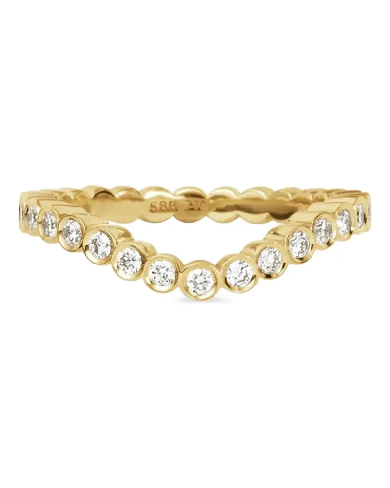 Sophie Bille Brahe Chère Grace diamond ring - Gold Gold