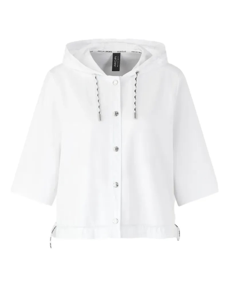 Marc Cain hooded short-sleeve jacket - Weiß Weiß