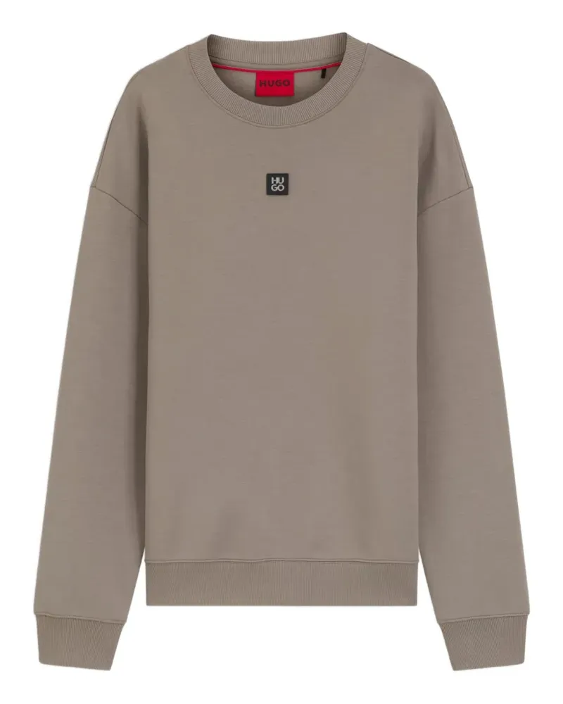 HUGO BOSS Dettil Sweatshirt mit rundem Ausschnitt - Braun Braun