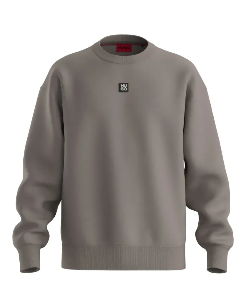 HUGO BOSS Dettil Sweatshirt mit rundem Ausschnitt - Braun Braun