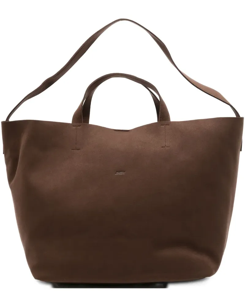 JNBY Tote Bag mit Logo-Prägung - Braun Braun