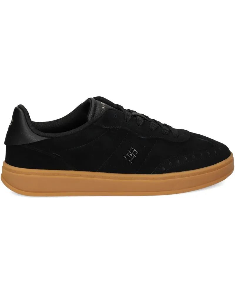 Tommy Hilfiger Heritage Sneakers aus Leder - Schwarz Schwarz