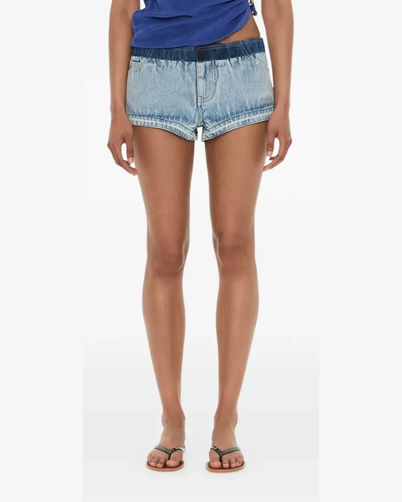 Christopher Esber Reconstruct denim shorts - Blau Blau