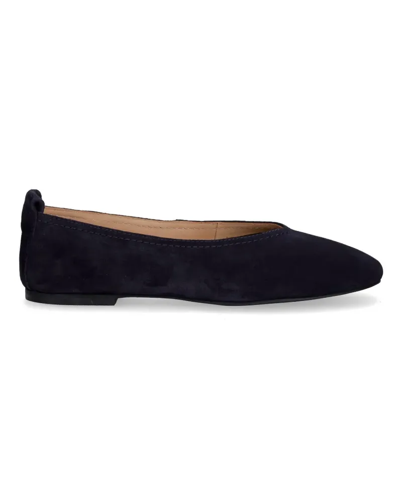 Gant suede almond-toe ballet flats - Blau Blau