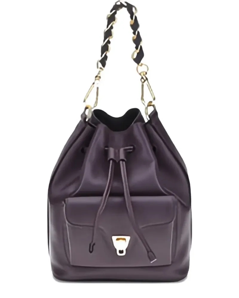Coccinelle Mini Beuteltasche mit Kettenriemen - Violett Violett