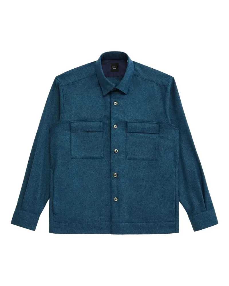 XACUS pocket shirt - Blau Blau