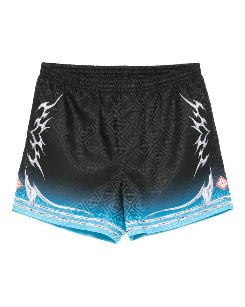 Casablanca Paris Badeshorts mit grafischem Print - Schwarz Schwarz