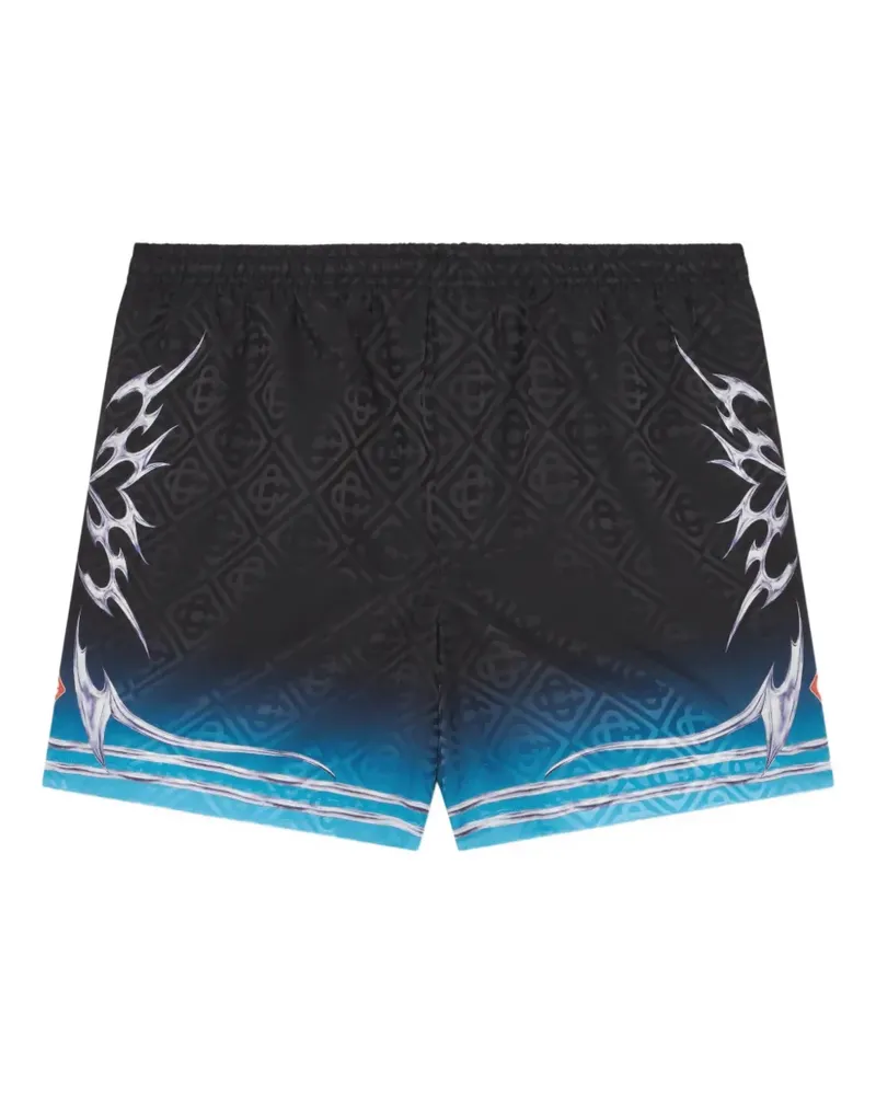 Casablanca Paris Badeshorts mit grafischem Print - Schwarz Schwarz