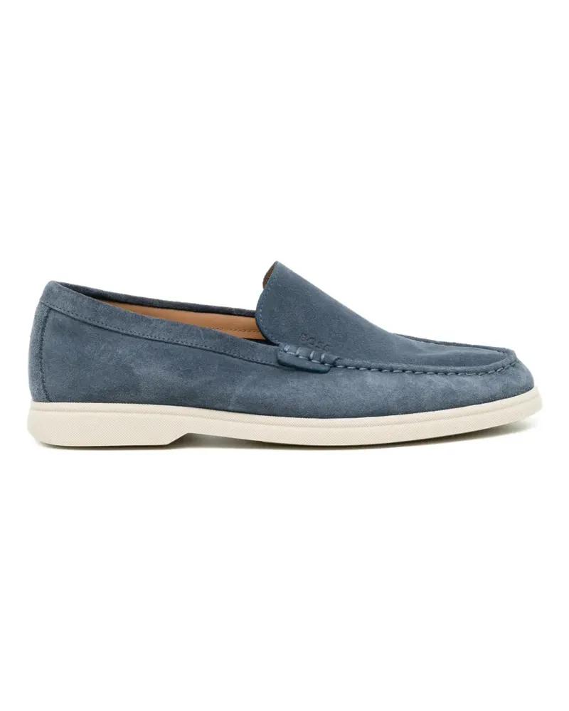 HUGO BOSS Loafer mit Logo-Prägung - Blau Blau