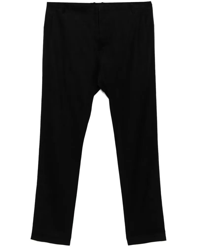 Label Under Construction Hose im Baggy-Style - Schwarz Schwarz